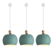 Kiven H Track Pendant Lightning, 3 Lights Modern H Track Lighting Iron Pendant Lights for Bedroom Kitchen Home Lighting,E26 Socket